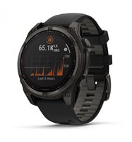 Orologio Garmin fēnix® 8 - 47 mm, Solar, Sapphire, Titanio, Carbon Gray DLC & Black in Policarbonato 010-02906-11 - 010-02906-11